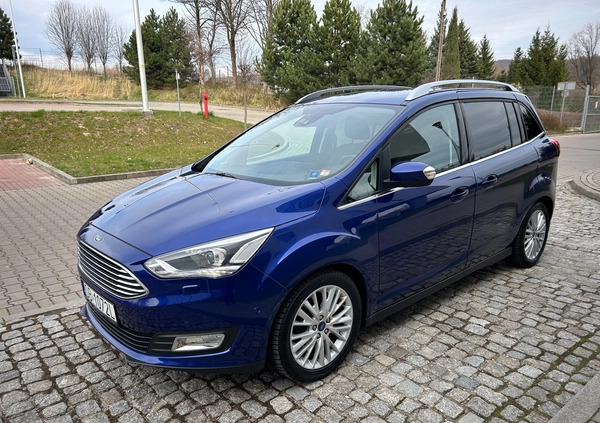 Ford Grand C-MAX cena 52900 przebieg: 144000, rok produkcji 2016 z Wałbrzych małe 781
